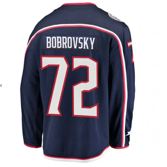Fanatics NHL Youth  Columbus Blue Jackets Bobrovsky Breakaway Player Jersey L/LX - Picture 2 of 4